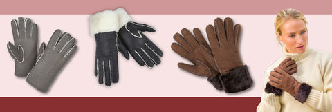 How To Wear Women's Shearling Gloves With Different Coat Styles