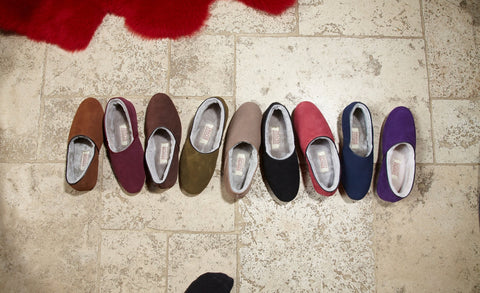 Mens Shearling Slippers - Luxury Style Footwear for Him!