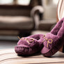 JESSICA Womens Shearling Moccasin Slippers