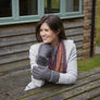 SHEARLING CUFF GLOVES STONE