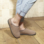 BECKY Womens Shearling Mule Slippers
