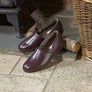 GREG Mens Leather Shearling Slippers