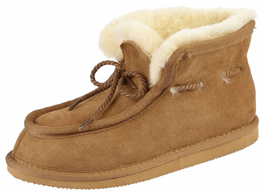 PATTI Womens Shearling Moccasin Slippers
