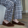 ANTON Mens Shearling Slippers