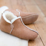 GLOW Womens Shearling Bootie Slippers