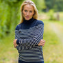 CHIC NAVY STRIPE TOP