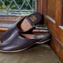 WILLIAM Mens Leather Mule Slippers
