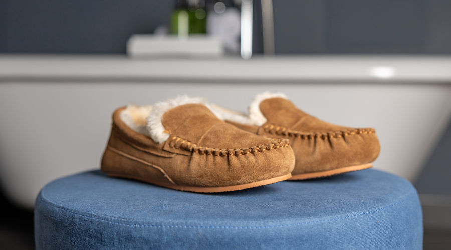 Why Women's Shearling Moccasin Slippers Are the Coziest Luxury You'll Wear This Winter