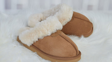 Ladies Shearling Slippers - Elegant, Cozy in Design & Best for Keeping Feet Comfy