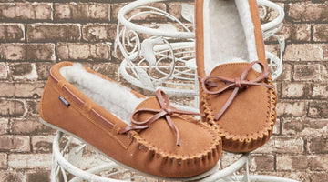 Women's Shearling Moccasin Slippers - Soft, Gentle & Comfortable to Wear