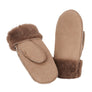 WOMENS SHEARLING MITTENS MINK