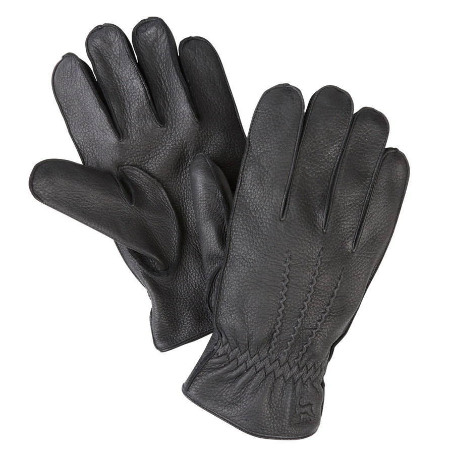 deerskin handschuhe Mens Deerskin Gloves | Cashmere Lined | Black Leather