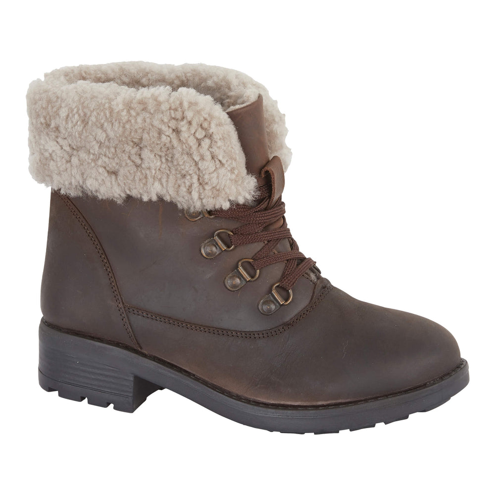 Womens Shearling Boots | Leather Sheepskin Lined Boots | Drapers