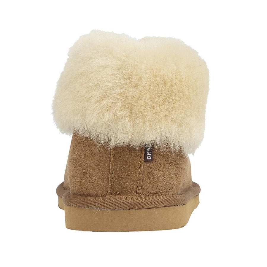 CAMILLA Womens Shearling Bootie Slippers