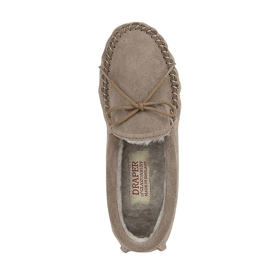 REO Womens Shearling Moccasin Slippers