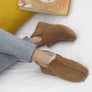 GLOW Womens Shearling Bootie Slippers