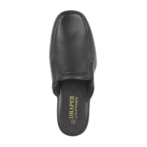 IAN Mens Leather Mule Slippers