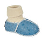 BABY SHEARLING SLIPPER SOCKS - NAVY STAR