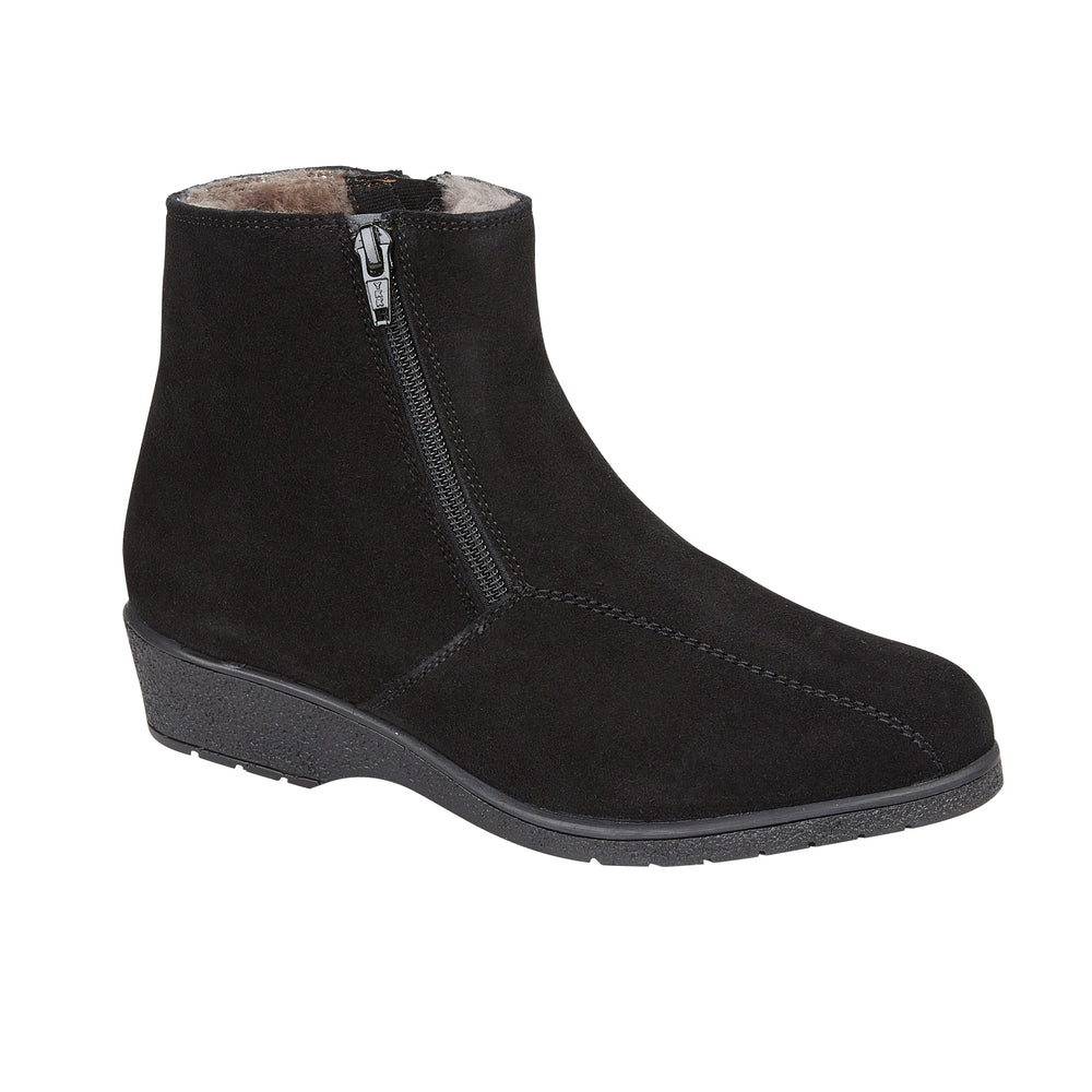 Womens Shearling Boots | Leather Sheepskin Lined Boots | Drapers