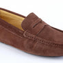 CHOCOLATE SUEDE DRIVING SHOE