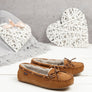 DAISY Womens Shearling Moccasin Slippers