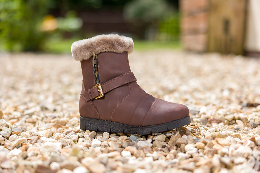 Elgin | Real Shearling Lined Boots | Women | Draper of Glastonbury Elgin | Real Shearling Lined Boots | Women | Draper of Glastonbury