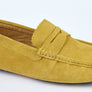 MUSTARD SUEDE LOAFERS