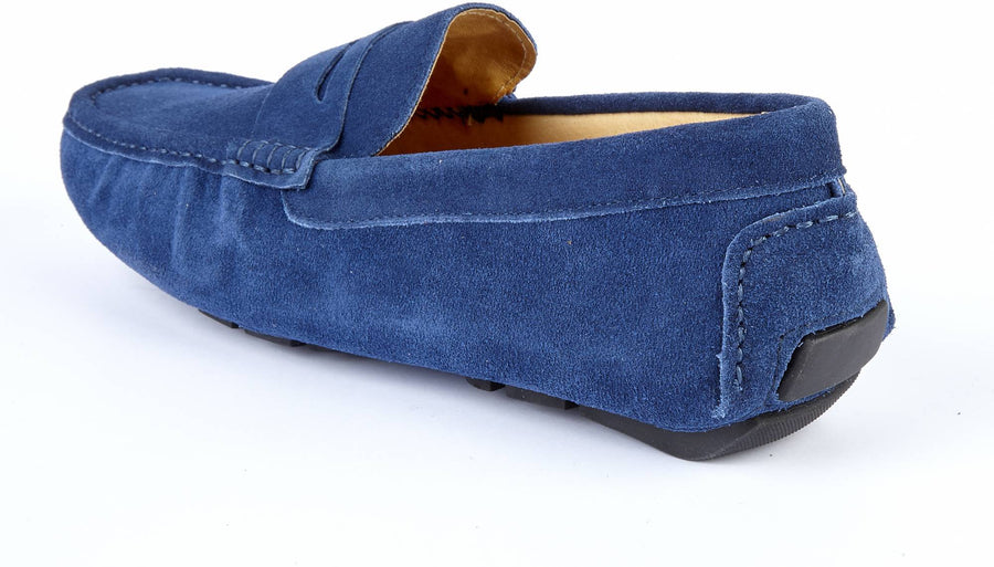 NAVY SUEDE DRIVING SHOE