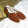 ANTON Mens Shearling Slippers